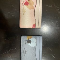Coach Card Wallet For A Set