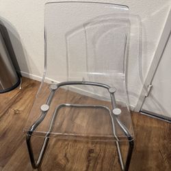Modern Clear Acrylic Dining Chair 