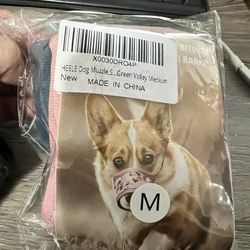 Two Soft Muzzles - Size Médium. Brand New Never Used