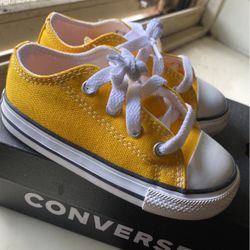 TODDLER 7 LEMON CHROME CONVERSE 