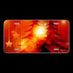 License Plate Novelty Car Front Christmas Christmas Tree Decoration