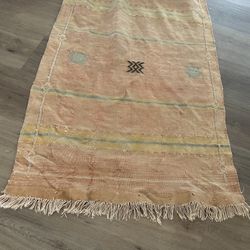 Antique Moroccan Rug Runner from Paris 9’ 