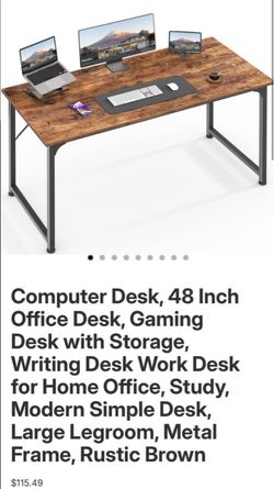 48 inch huuger computer gaming desk