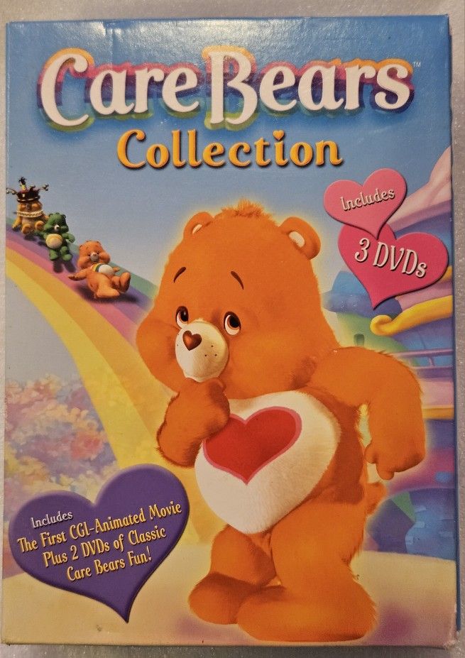 Care Bears Collection -3 Pack DVD"s Unopened, unplayed.