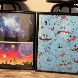 Framed Rick And Morty Posters