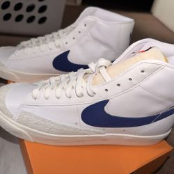 Nike Blazer Mid 77 White Game Royal (Blue)