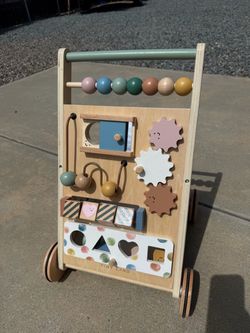 Tiny Land Wooden Baby Activity Walker