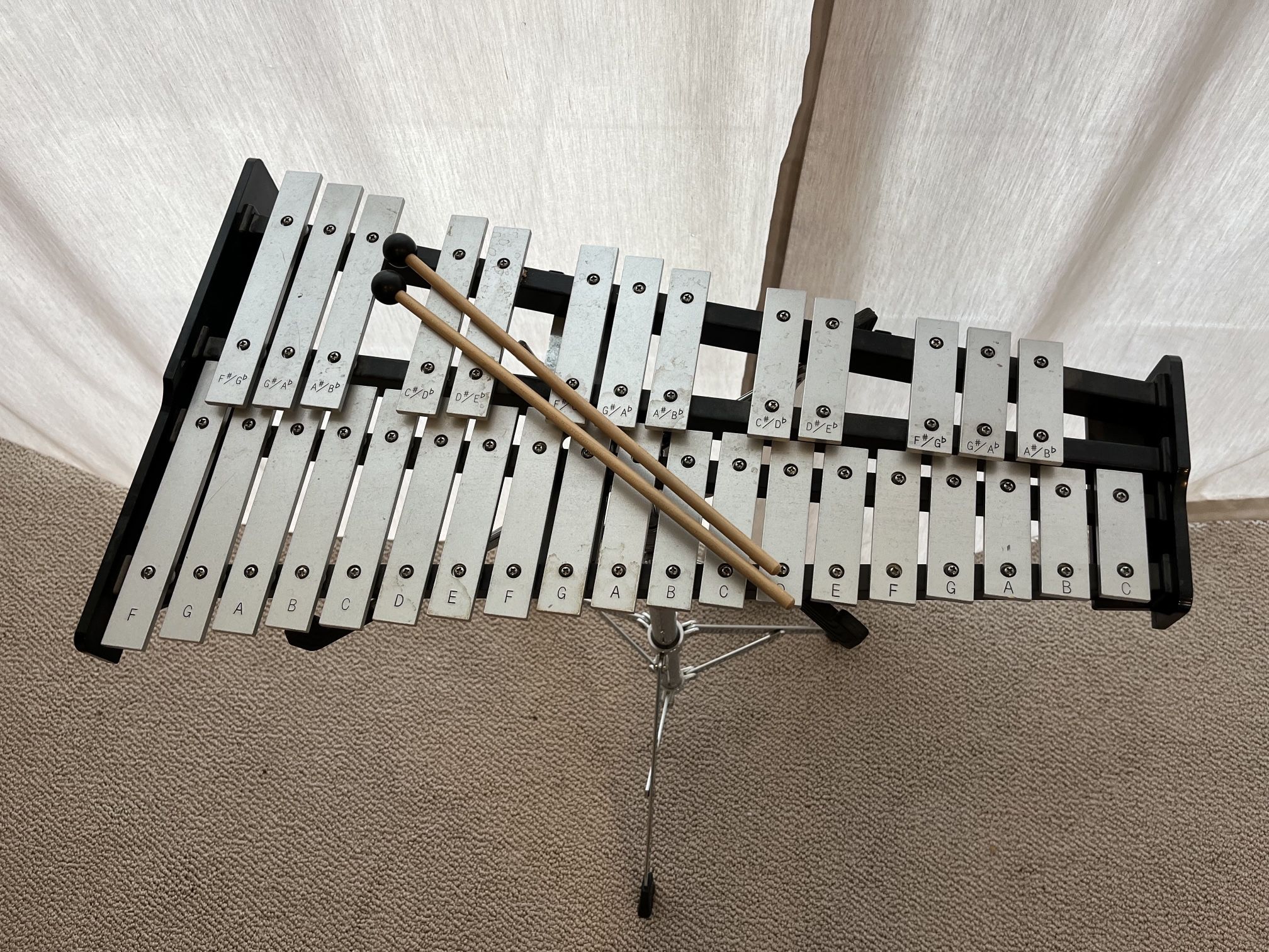 Ludwig Bell Kit, Stand, & Mallets
