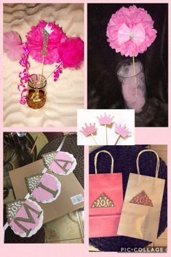 Princess party banner