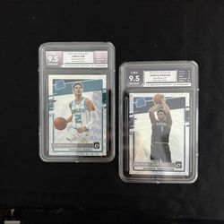 Lamelo Ball / Anthony Edwards Optic Wave Graded 9.5