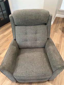 Linen Grey Power Recliner