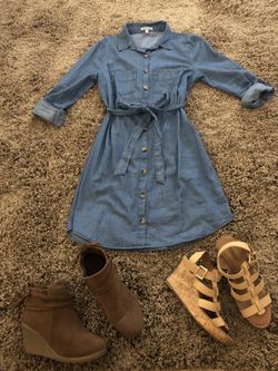 Dress & wedges
