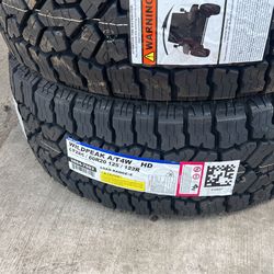 New Tires 285/60/20 Falken All Terrain 