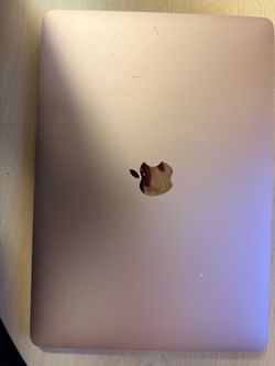 Pink 2020 rose gold MacBook Air
