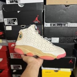 Jordan CNY 13s size 10.5 USED But Clean 