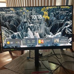 Black Lenovo G-sync Monitor 24.5” with stand