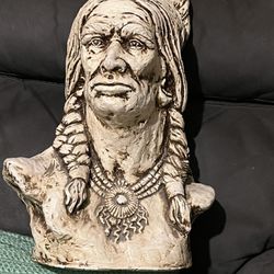 Vintage Native American Bust 