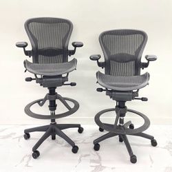 HERMAN MILLER CLASSIC AERON STOOLS  SIZE B FULLY LOADED DELIVERY AVAILABLE 