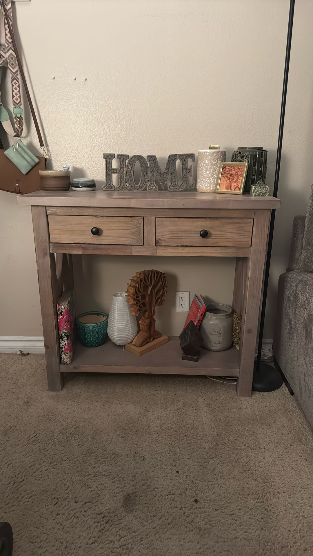 Country Style Console Table