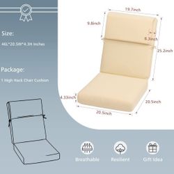 Patio Cushions High Chair (4)