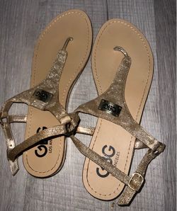 Gold Sandals