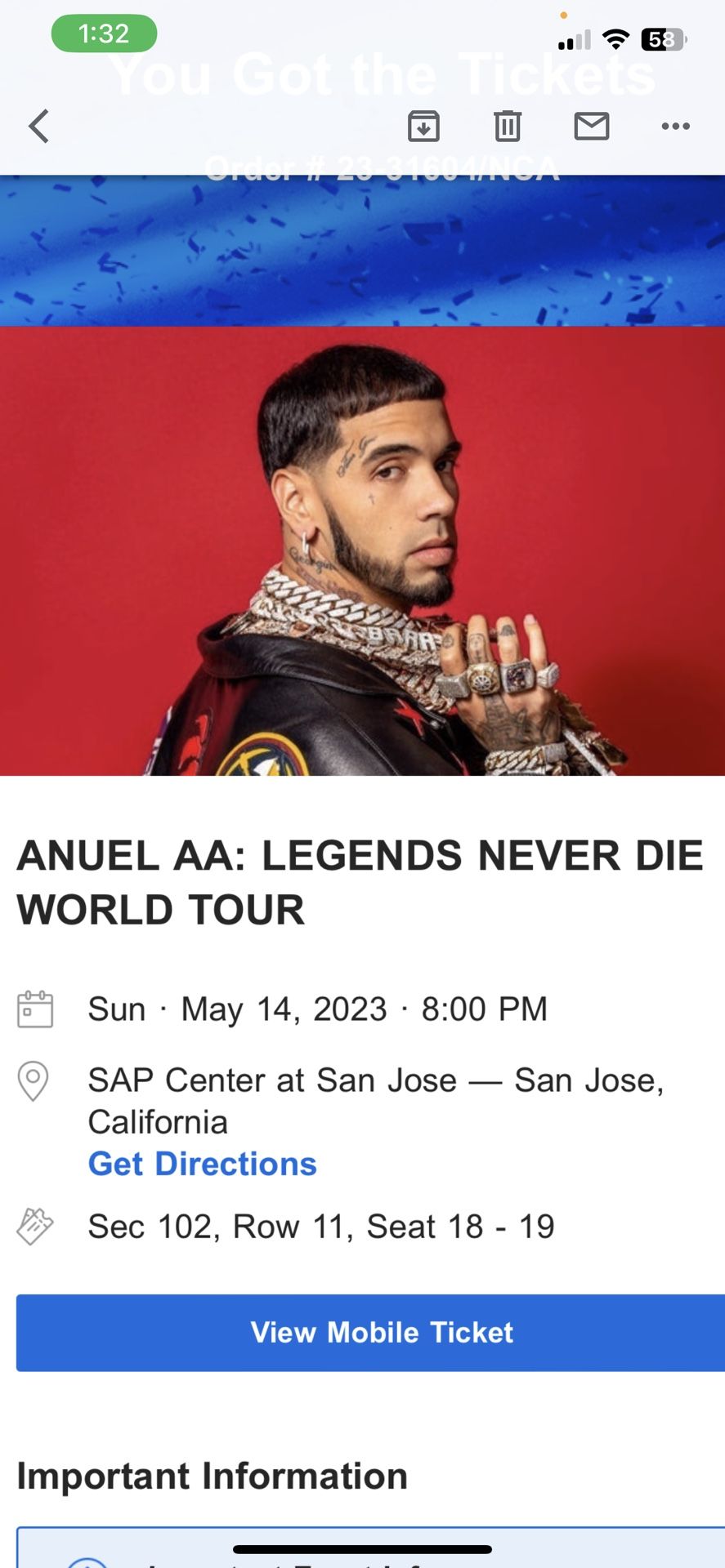Anuel AA Concert Tickets