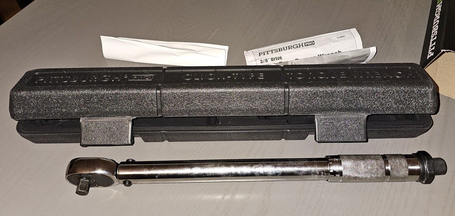 Harbor Freight Pittsburgh Pro Click 3/8 Torque Wrench