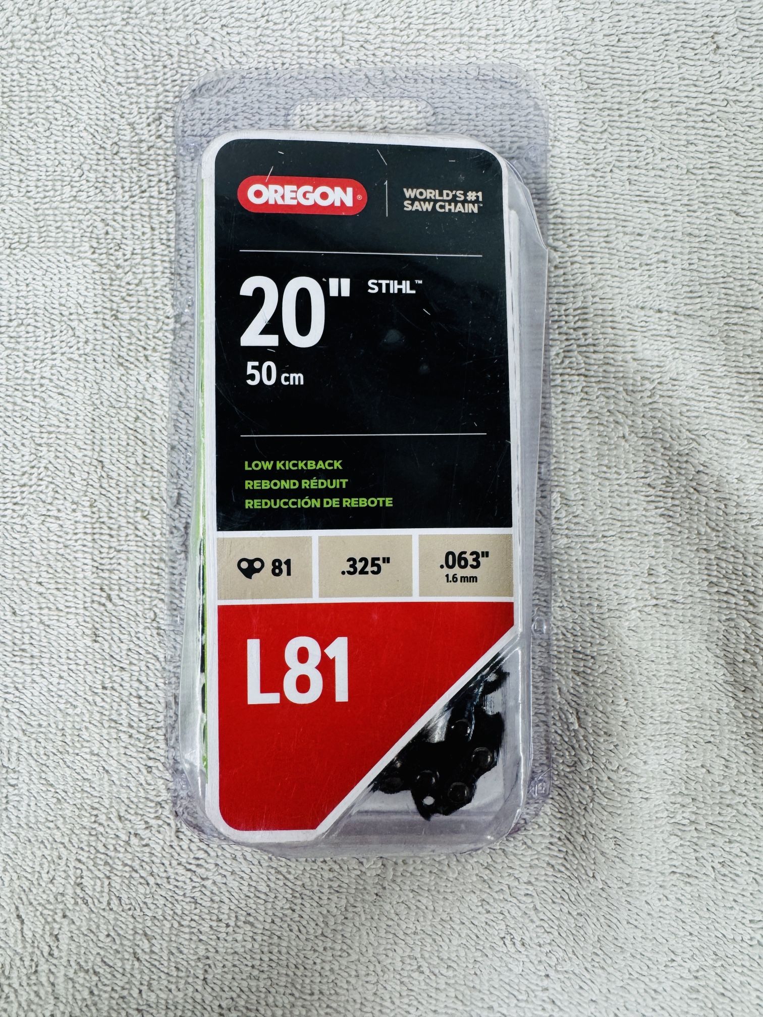 Oregon L81 Chainsaw Chain for 20 in. Bar, Fits Several Stihl Models