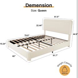 Queen Bed Frame Brand New MUST GO 