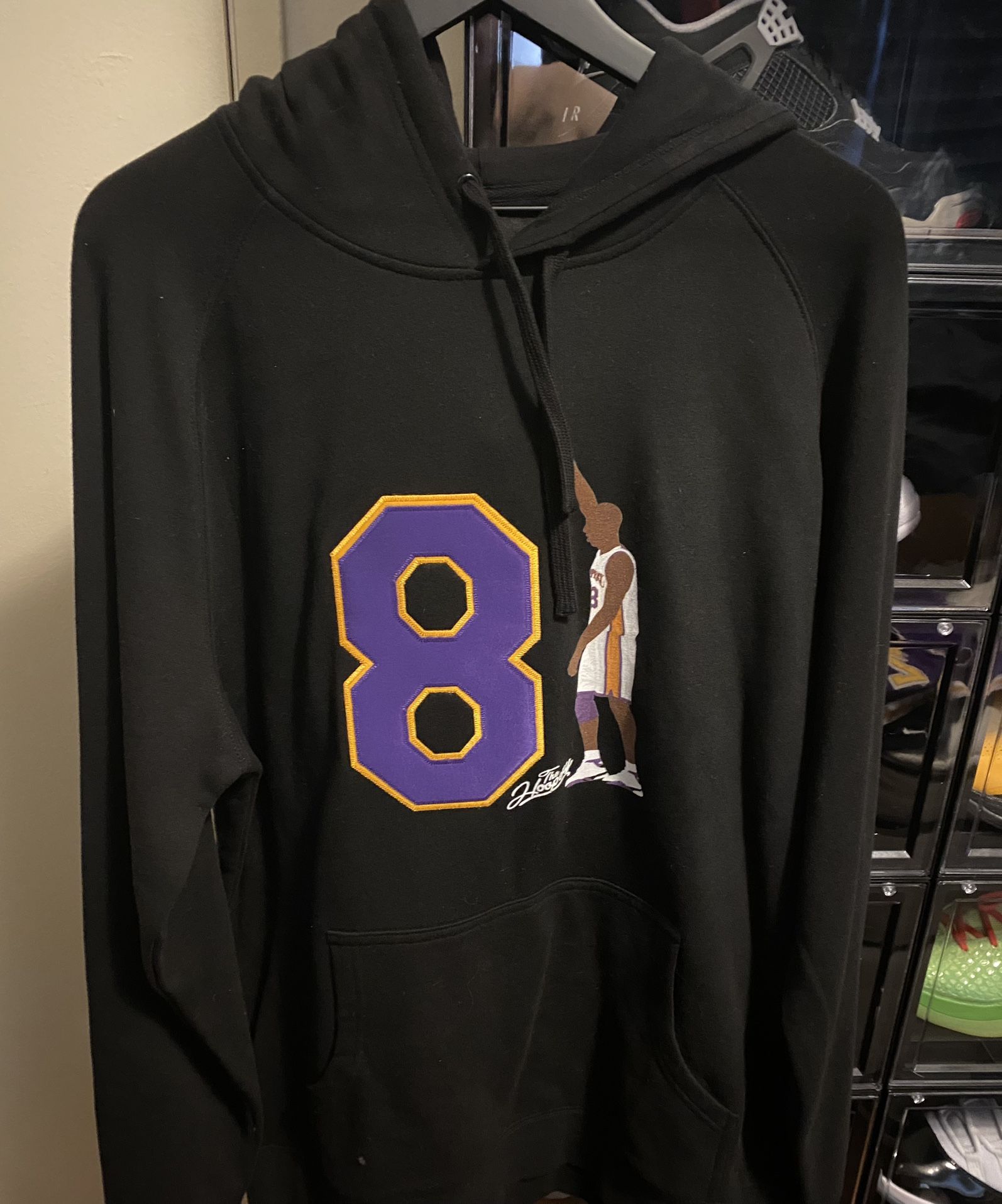 The Hoopery Hoodie Kobe Bryant Tribute Yellow Pullover Sweater