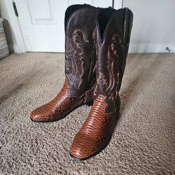 Snake Skin Boots