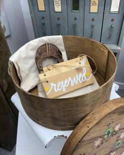 Vintage Farmhouse Basket 