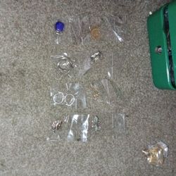 Earrings Silver Pendant 