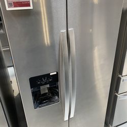 Whirlpool Stainless Steel 36” Wide Side-by-Side Refrigerator - 25 Cu. Ft.