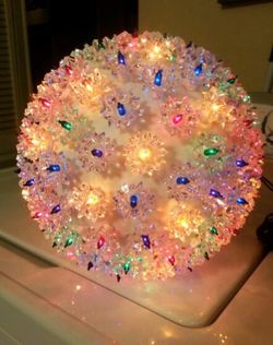 Star sphere multi color lights