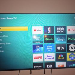 Hisense 58 inch 4K Roku Smart TV LED