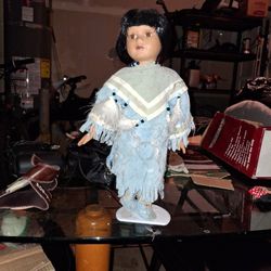 Indian Collector Porcelain Doll