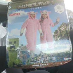 Minecraft Pink Sheep Movie Costume