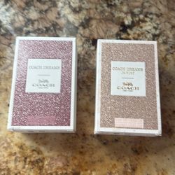 Coach dreams and coach sunset perfumes
