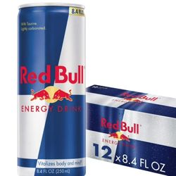 12 Pack Of Redbull 8.4 Oz