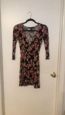 Floral Wrap Dress Long Sleeve