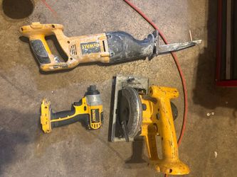18 volt DeWalt tools