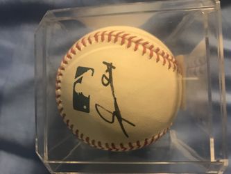 Edger renteria signed MLB ball
