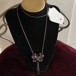 Butterfly Long Necklace 