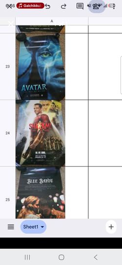 Giant poster inventory for sale