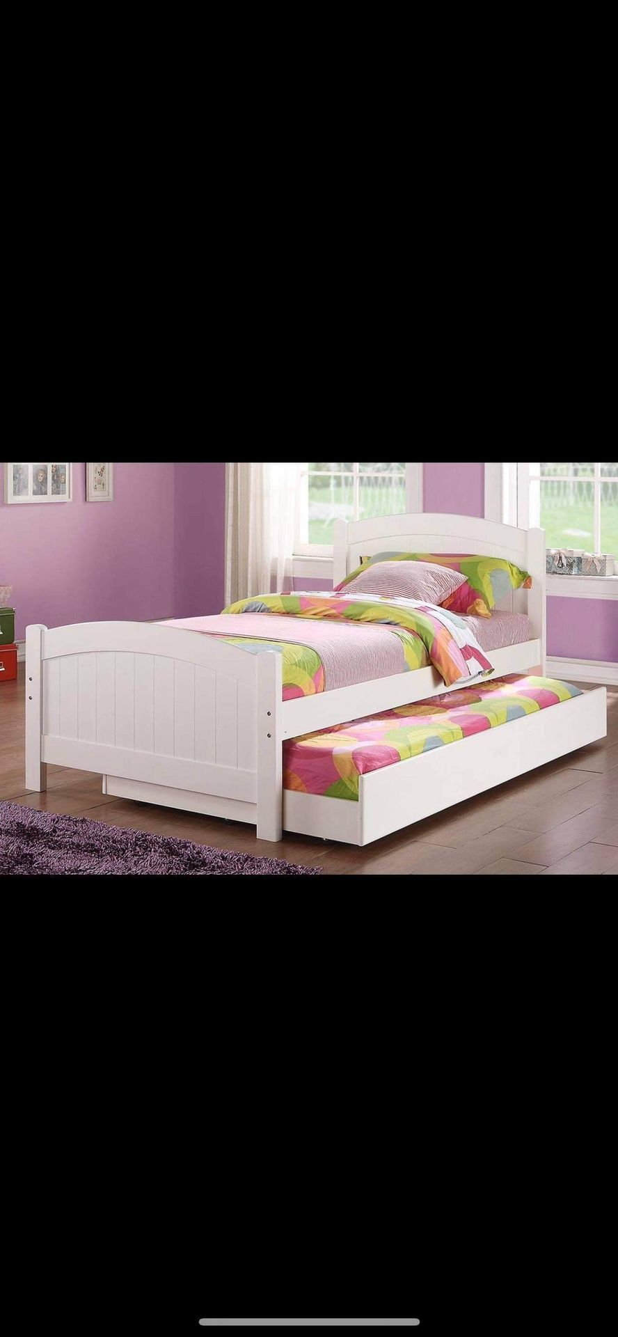 Twin Trundle Bed Not Including Mattres 