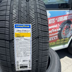 Tires New Goodyear Eagle Touring 285/45R22 $800  Set Of Four Install 