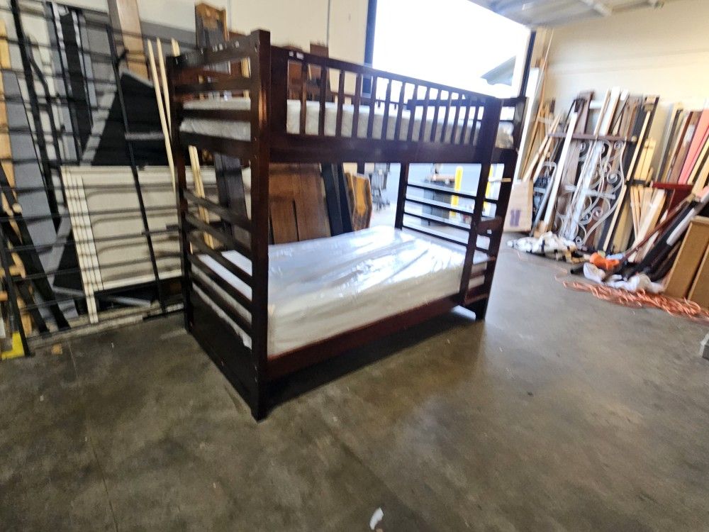 Twin Bunk Bed And Mattress