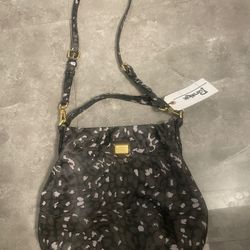MARC by MARC JACOBS Exotic Leopard PVC Tote Handbag Satchel Shoulder Bag