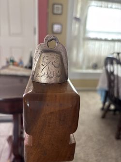 Vintage Sarna Solid Brass Prayer Bell Of India - Rare Find